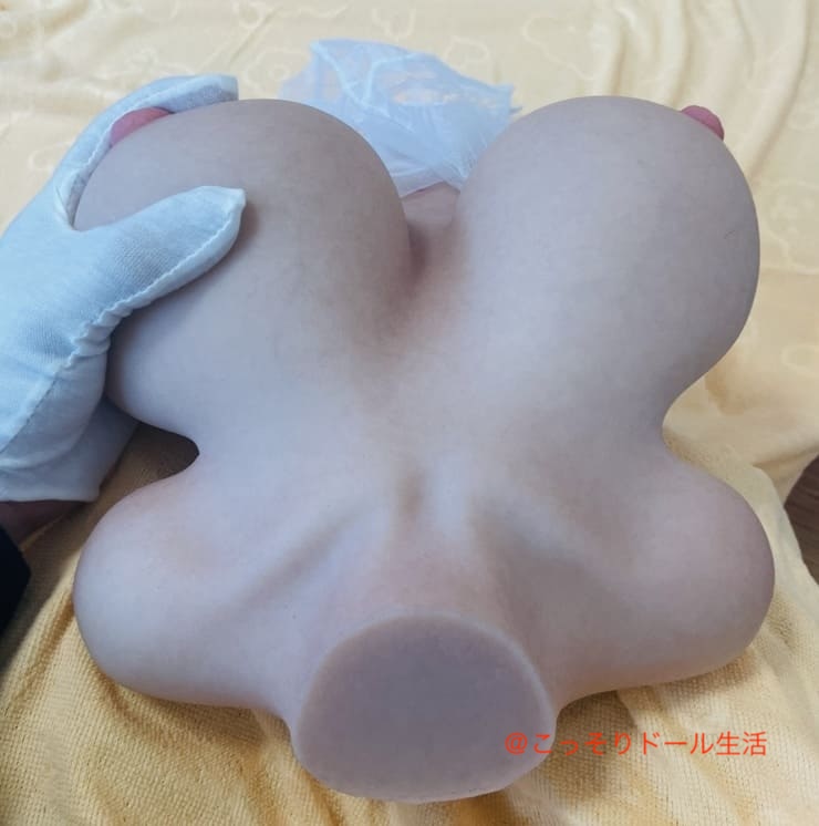 Tsukika（ツキカ）7.5kg半身トルソードール後から覗き込む