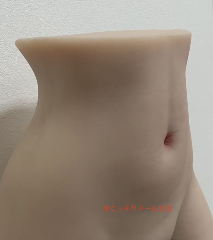 9.5kg【極リアル肌質】高品質TPE製 トルソードール ウエストサイズ比較