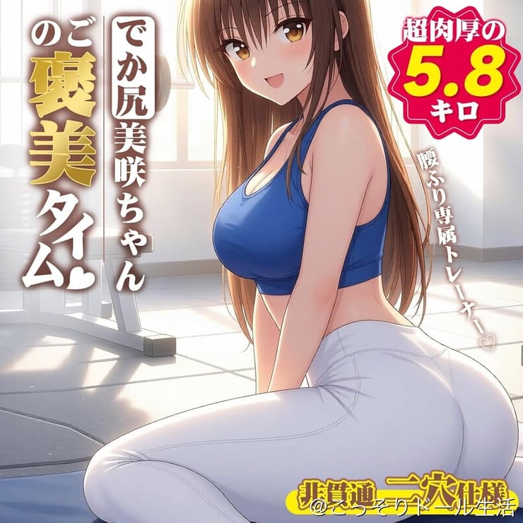 美咲姉さんのご褒美ヒップ 実物レビュー据置型オナホール 88cm でか尻サイズ比較